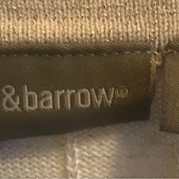 Women’s plus size 1x sparkly layered sweater beige gold by Croft & Barrow - Picture 3 of 5